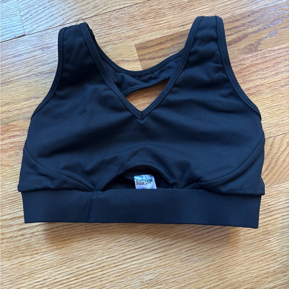 Purple Pixies Black Nola Dance Top